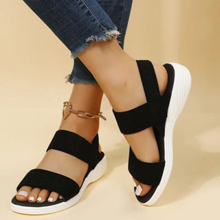 Rhea - Comfortable Sandals with Stretch Bands