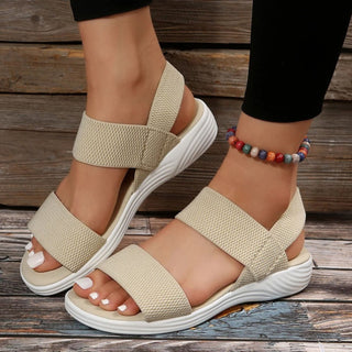 Rhea - Comfortable Sandals with Stretch Bands