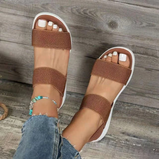 Rhea - Comfortable Sandals with Stretch Bands