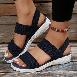 Rhea - Comfortable Sandals with Stretch Bands