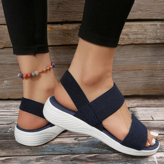 Rhea - Comfortable Sandals with Stretch Bands