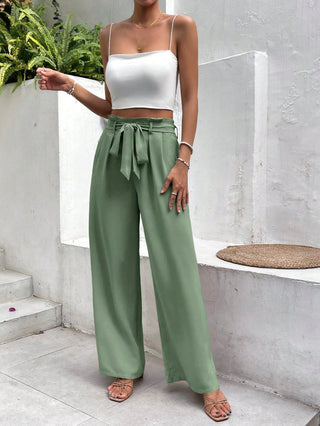 Miranda - Stylish Loose Fit Pants with Belt