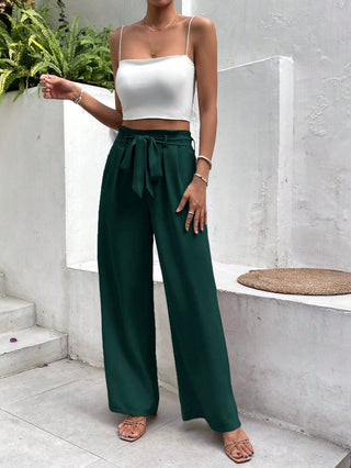 Miranda - Stylish Loose Fit Pants with Belt