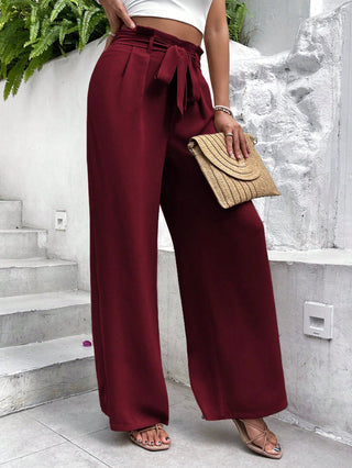 Miranda - Stylish Loose Fit Pants with Belt