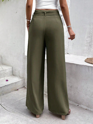 Miranda - Stylish Loose Fit Pants with Belt