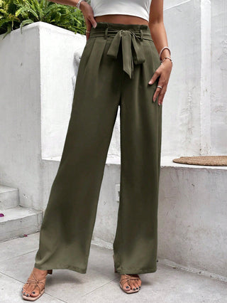 Miranda - Stylish Loose Fit Pants with Belt