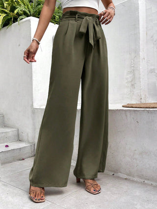 Miranda - Stylish Loose Fit Pants with Belt