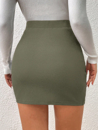 Lacey - Classy Mini Skirt with Wrap Design