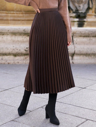 Elliot - Stylish Pleated Long Skirt