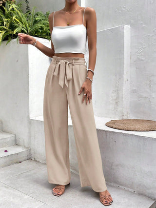 Miranda - Stylish Loose Fit Pants with Belt