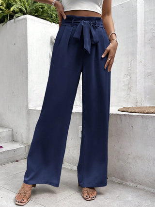 Miranda - Stylish Loose Fit Pants with Belt