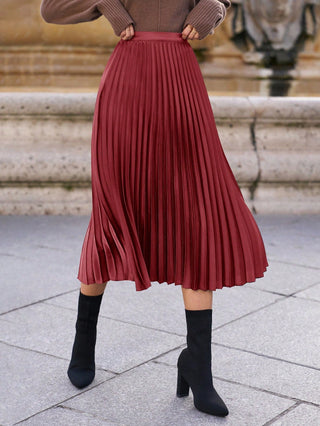 Elliot - Stylish Pleated Long Skirt