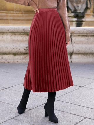 Elliot - Stylish Pleated Long Skirt