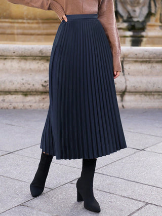 Elliot - Stylish Pleated Long Skirt