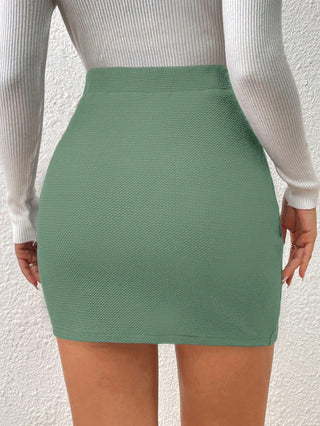 Lacey - Classy Mini Skirt with Wrap Design