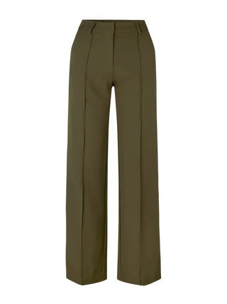 Emryn - Slim Fit Pants with Flared Pipes