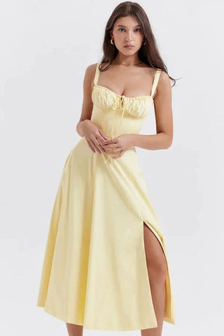 Bella - Classy Dress with Split Design