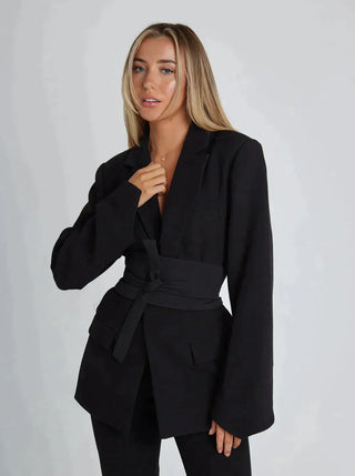 Stacey -  Blazer with Belt