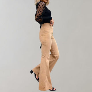 Willow - Stylish Corduroy Flared Trousers