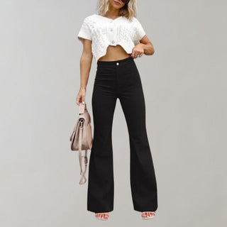 Willow - Stylish Corduroy Flared Trousers