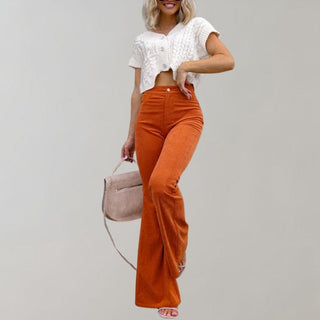 Willow - Stylish Corduroy Flared Trousers