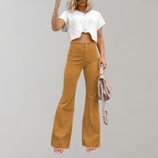 Willow - Stylish Corduroy Flared Trousers