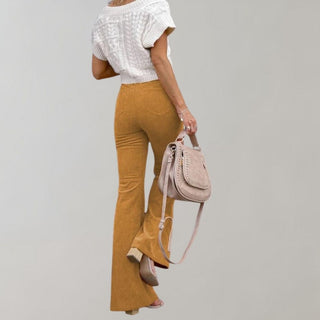 Willow - Stylish Corduroy Flared Trousers