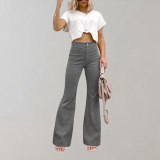 Willow - Stylish Corduroy Flared Trousers