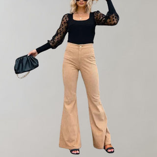 Willow - Stylish Corduroy Flared Trousers