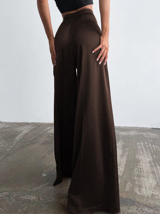 Lucille - Oversized Satin Wide Pants