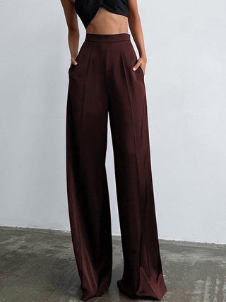 Lucille - Oversized Satin Wide Pants