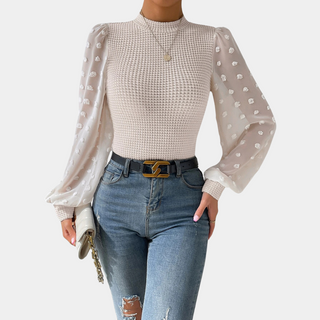 Isabella - Top with Puffed Sleeves