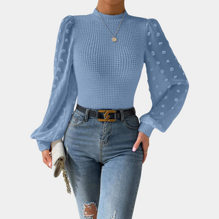 Isabella - Top with Puffed Sleeves