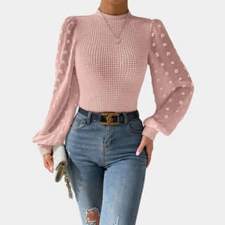 Isabella - Top with Puffed Sleeves