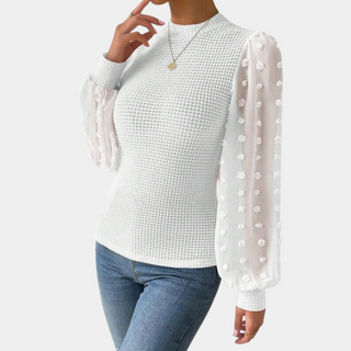 Isabella - Top with Puffed Sleeves