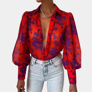 Lola - Stylish Blouse with Puffed Sleeves