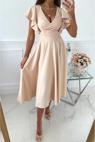 Violette - Elegant Dress with Butterfly Sleeves