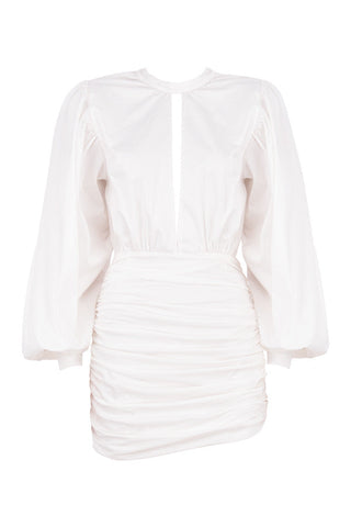 Sydney - Elegant Mini Dress with Puffed Sleeves