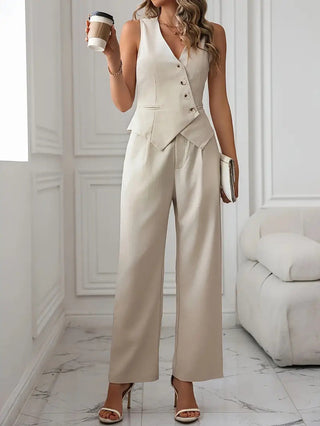 Marleigh - Elegant Sleeveless Matching Set