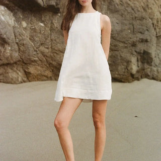 Faye - Vintage Linen Dress