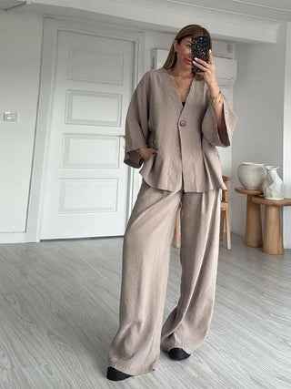 Brinley - Stylish Linen Set