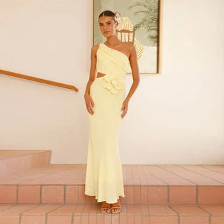 Tessa - Elegant Dress with Flower Design