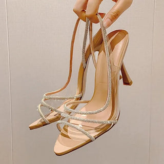 Claire - Elegant Heels with Glittering Details