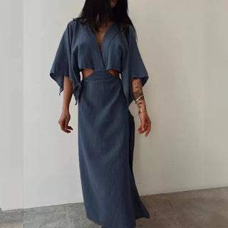 April - Unique Linen Dress