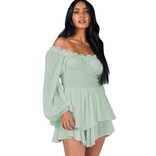 Ariyah - Stylish Off Shoulder Dress with Ruffles