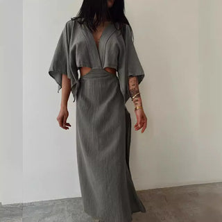 April - Unique Linen Dress