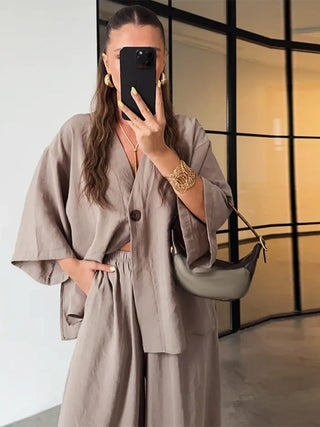 Brinley - Stylish Linen Set