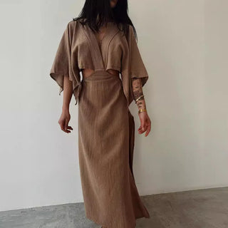April - Unique Linen Dress