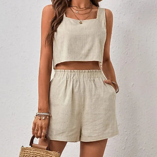 Leona - Classy Linen Summer Set