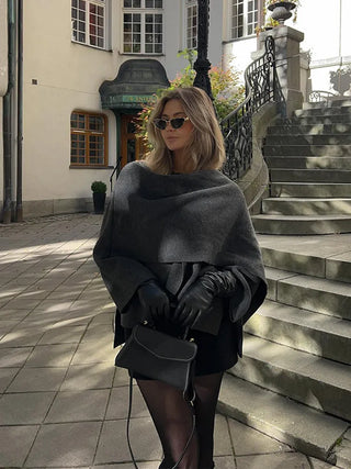 Jocelyn - Stylish Cape Jacket